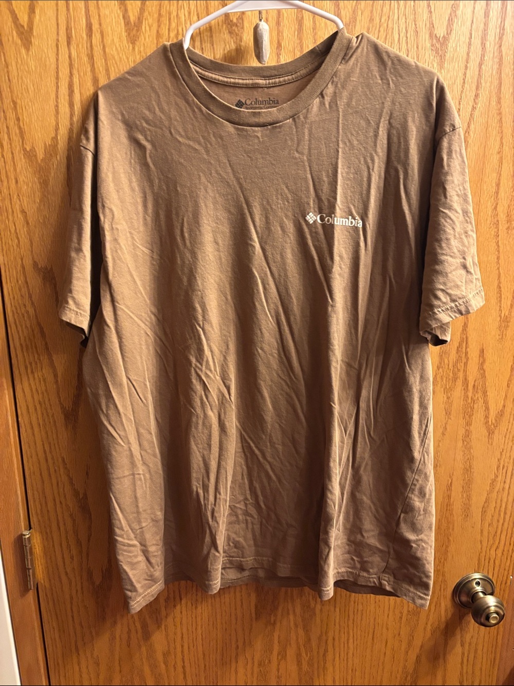Columbia Brown Super Soft Short-Sleeve Logo Tee
